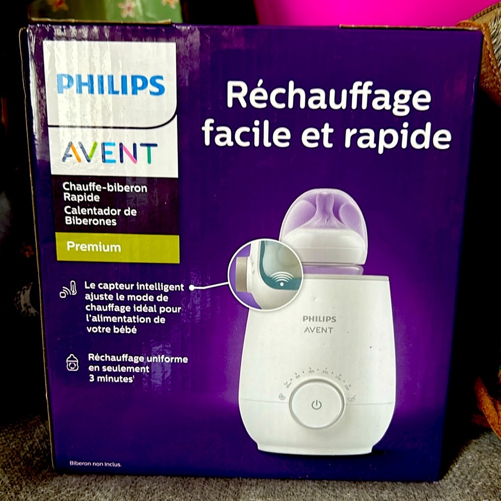 Brand new Phillips advent bottle warmer